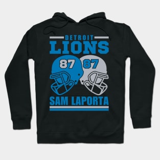 Detroit Lions Sam Laporta 87 American Football Retro Hoodie